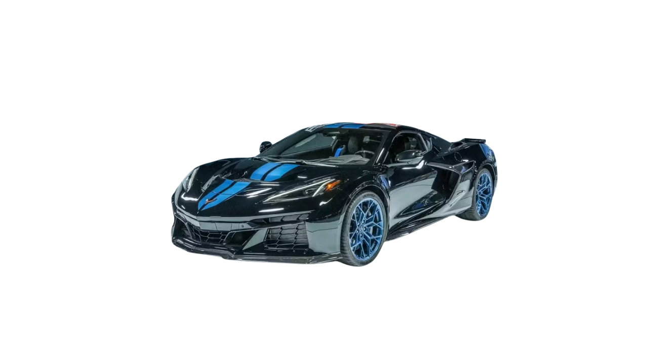 2026 Corvette ZR1 front angle with performance upgrades